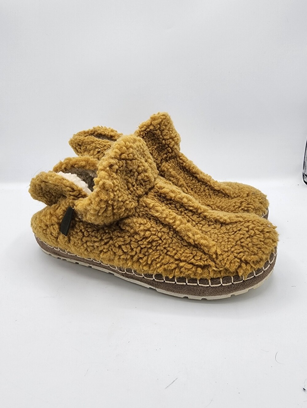 L.L. Bean Teddy Fleece Slippers - Mustard